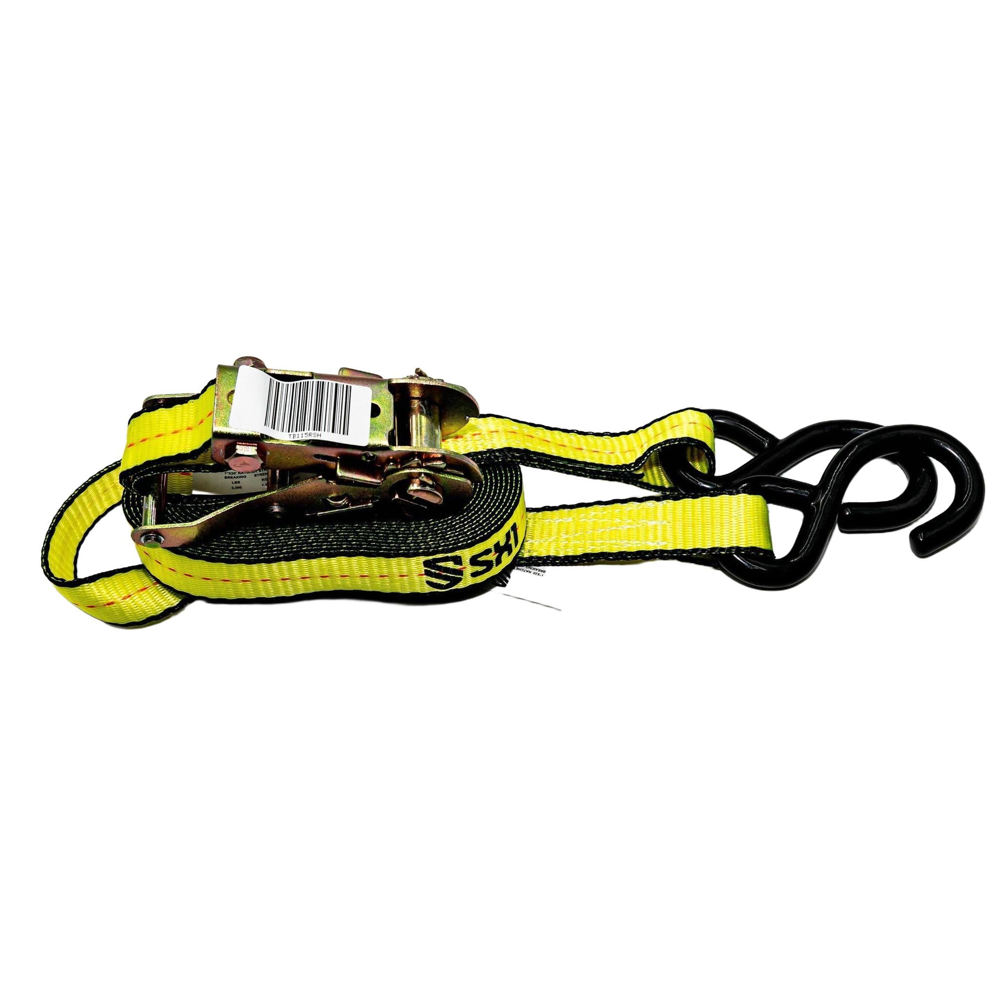 1 in Ratchet Strap with S-Hook
