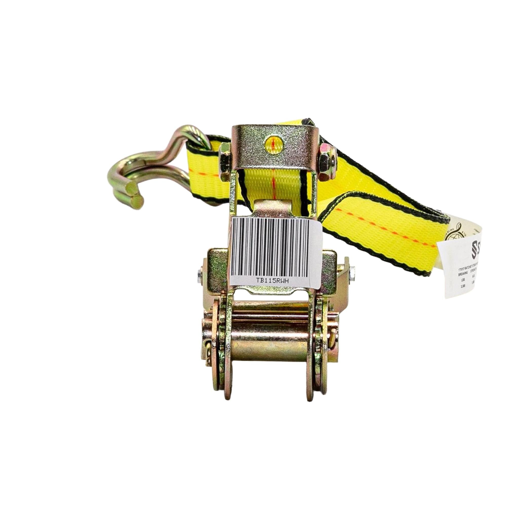 1 in Ratchet Strap With Wire Hooks