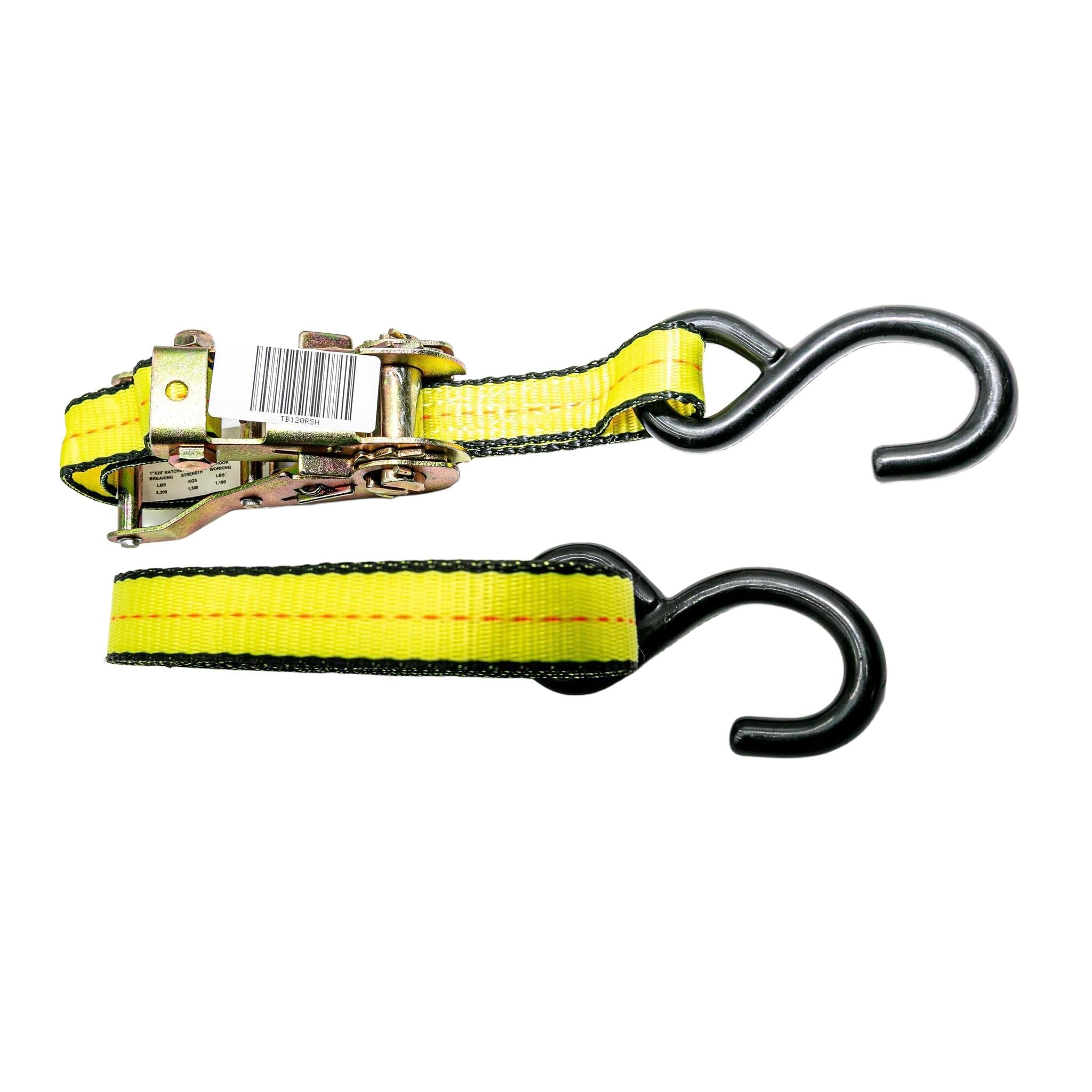 1 in Ratchet Strap with S-Hook