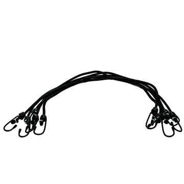 1/4 in Black Bungee Cords (10pcs)