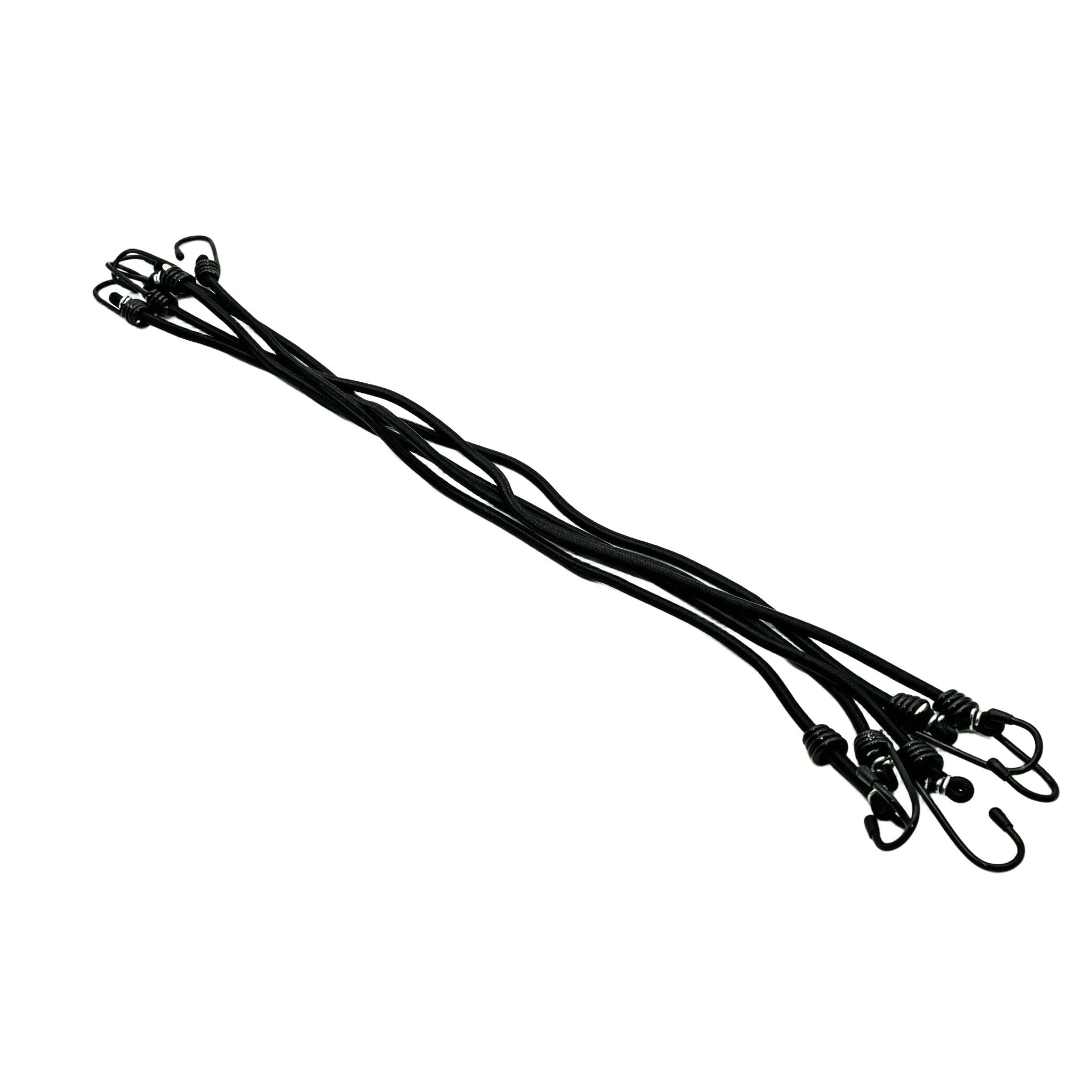 1/4 in Black Bungee Cords (10pcs)