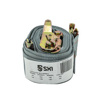 2 in x 16 ft E-Track Ratchet Strap, Gray