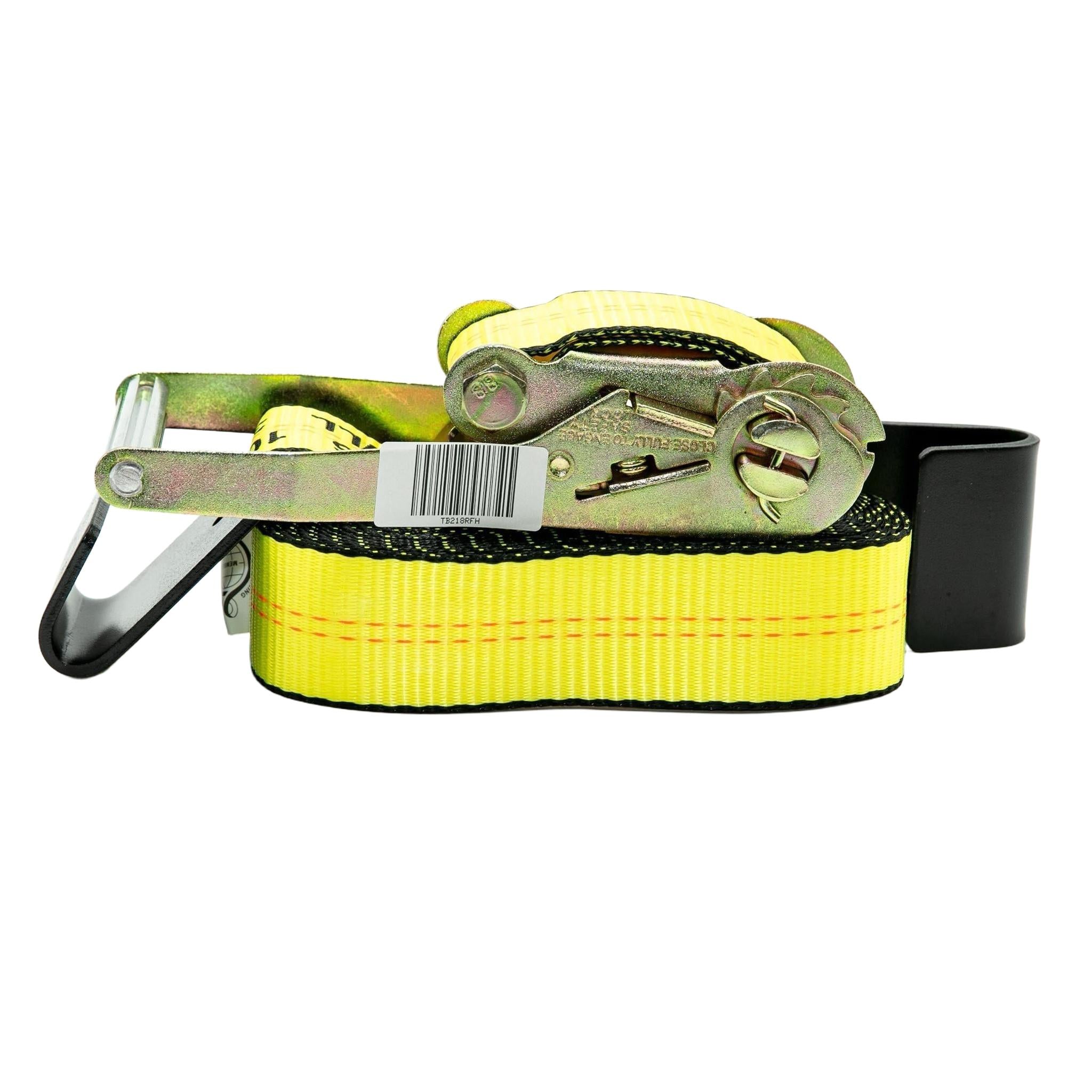 2 in Ratchet Strap ASSY With Flat Hooks