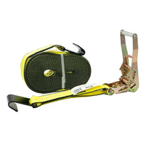2 in Ratchet Strap ASSY With Flat Hooks