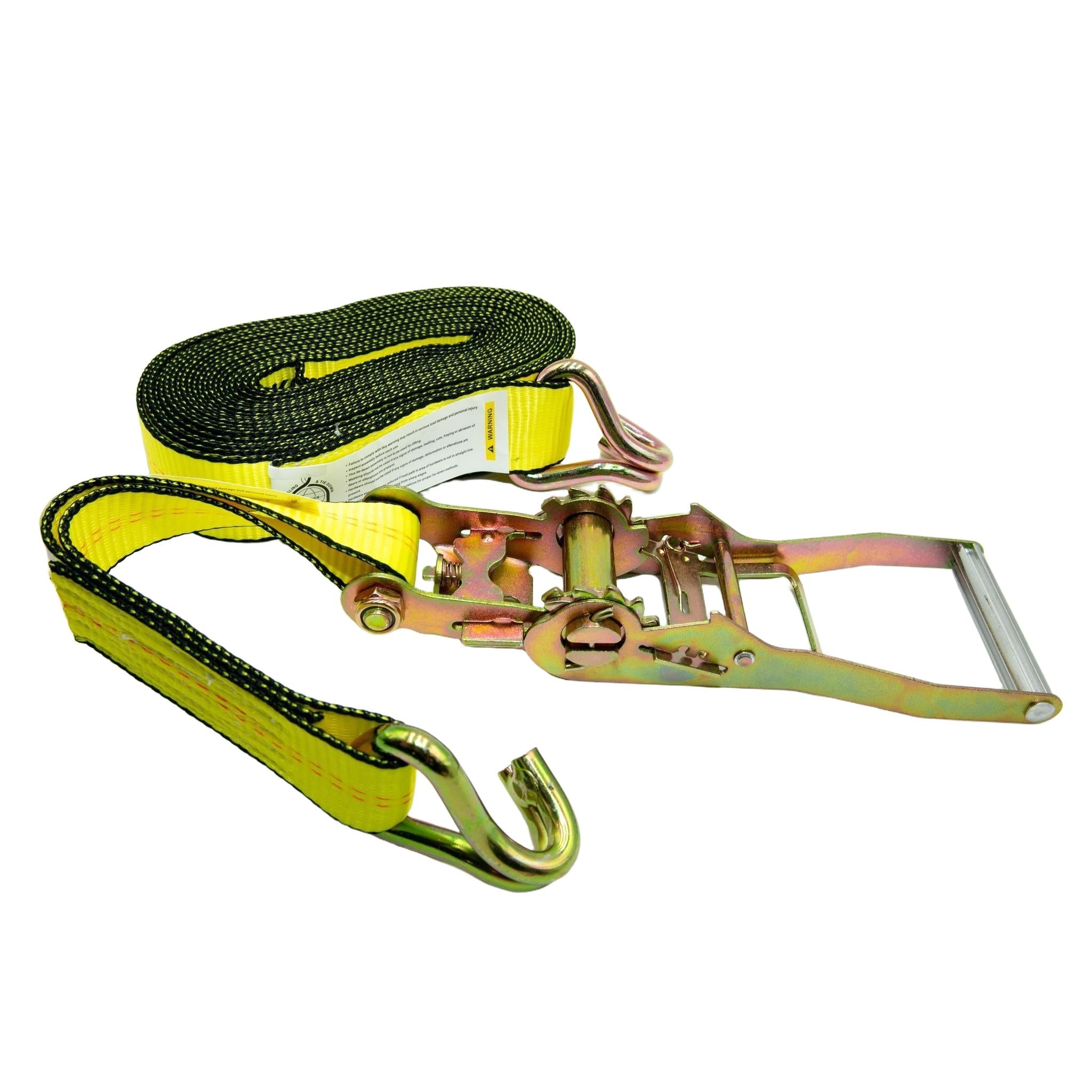 2 in Ratchet Strap ASSY With Wire Hooks