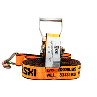 2 in Ratchet Strap ASSY With Wire Hooks