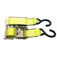 2 in Ratchet Strap With Vinyl Coated S-Hooks