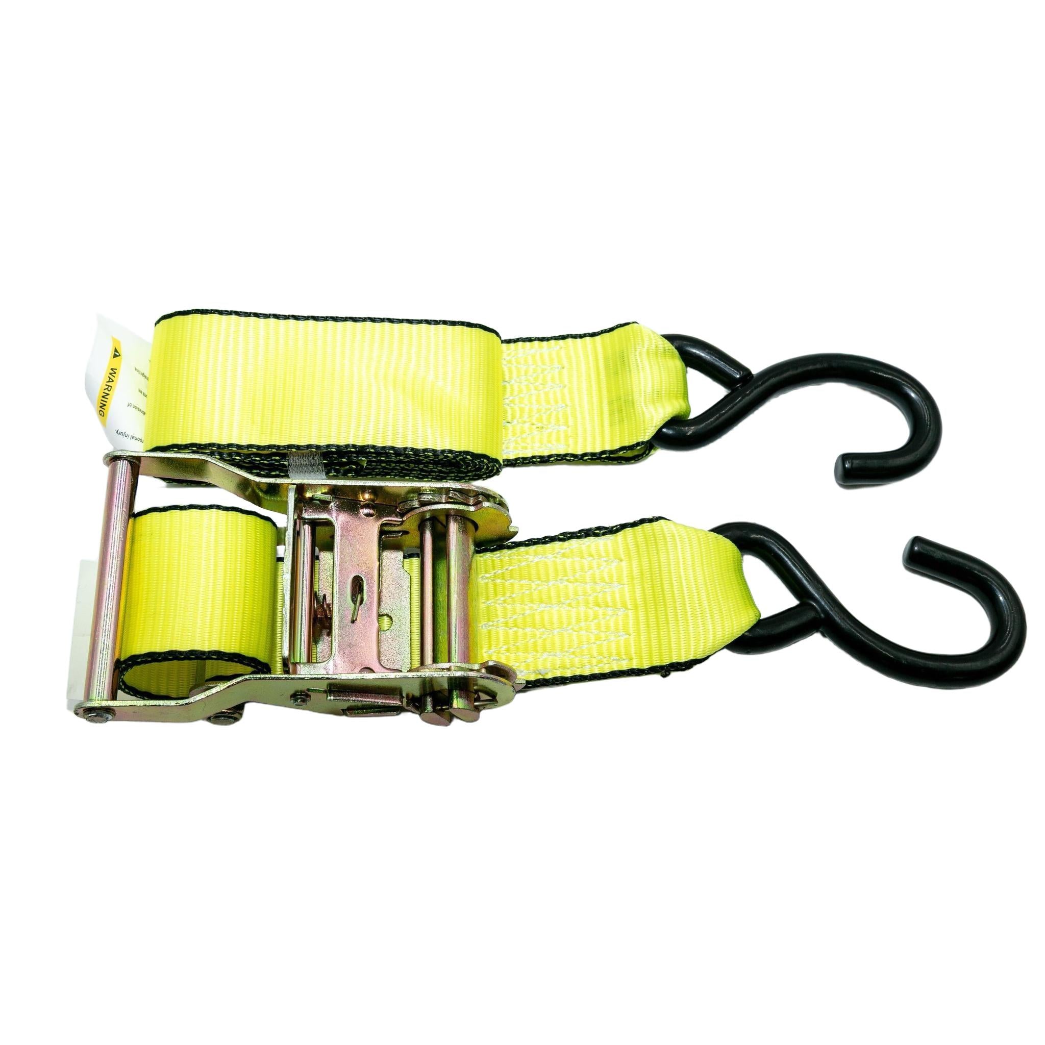 2 in Ratchet Strap With Vinyl Coated S-Hooks