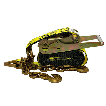 3 in Ratchet Strap ASSY With Chain Anchors