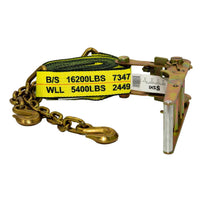 3 in Ratchet Strap ASSY With Chain Anchors