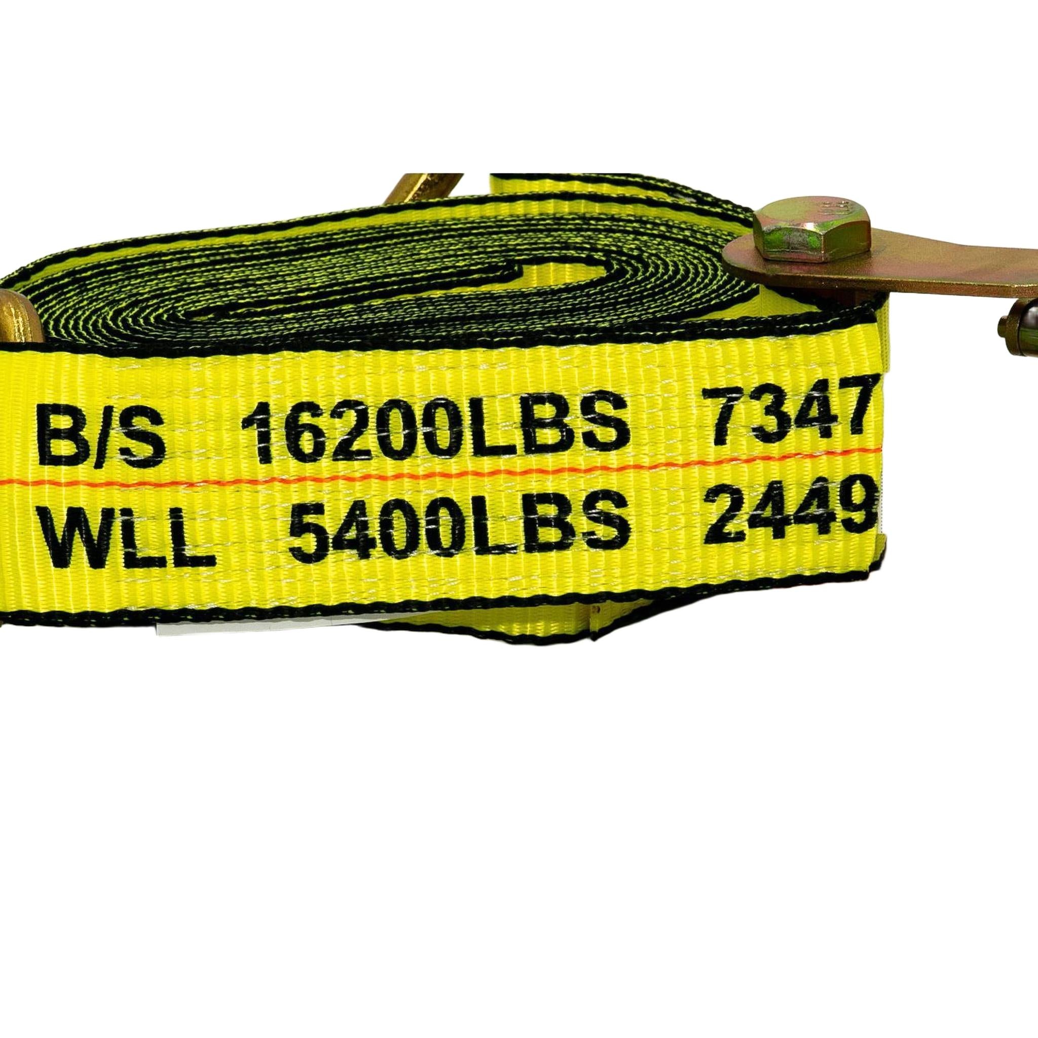 3 in Ratchet Strap ASSY With Chain Anchors