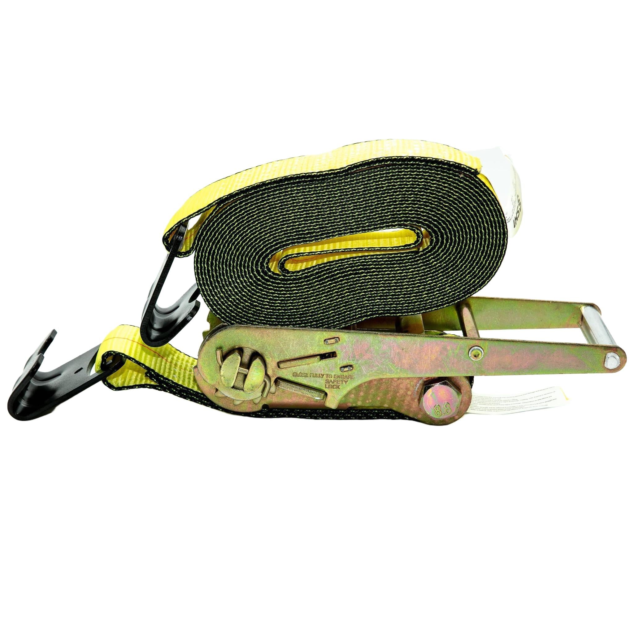 3 in Ratchet Strap ASSY With Flat Hooks