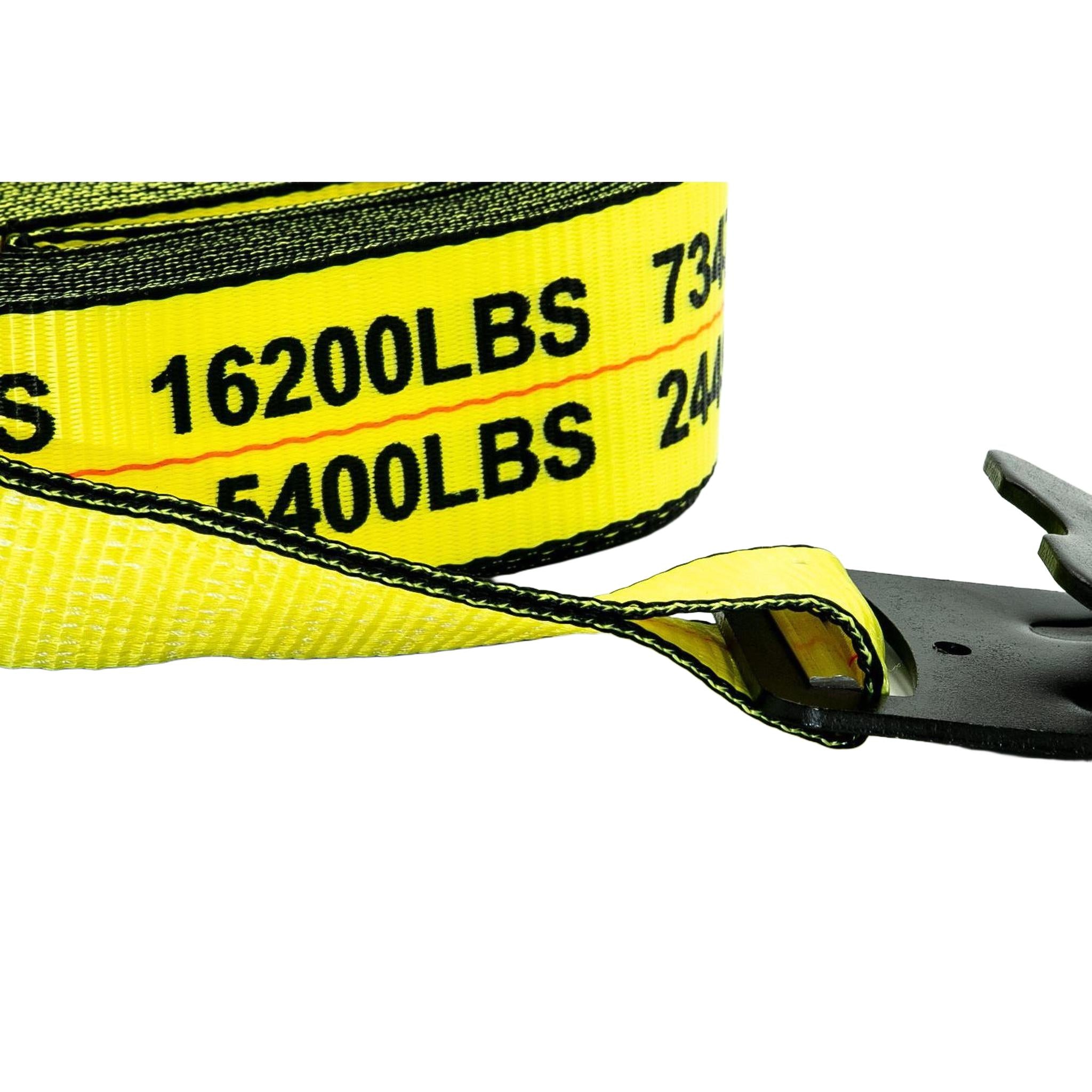 3 in Ratchet Strap ASSY With Flat Hooks