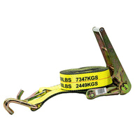 3 in Ratchet Strap ASSY With Wire Hooks