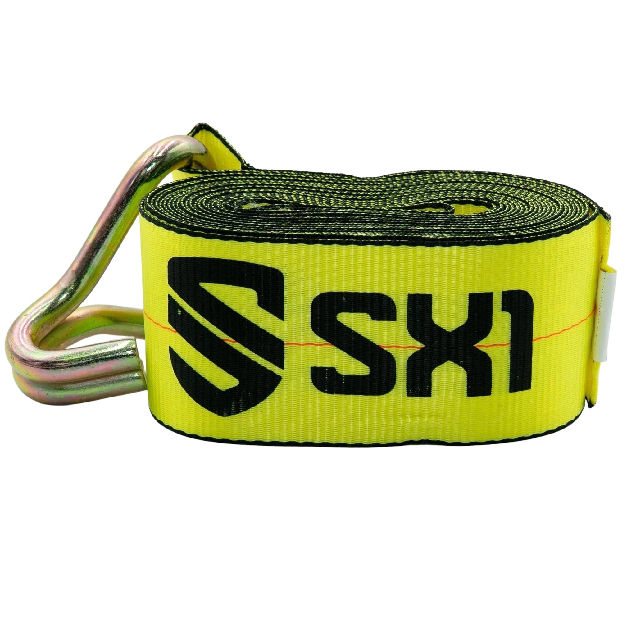 4 in Winch Strap with Wire Hook