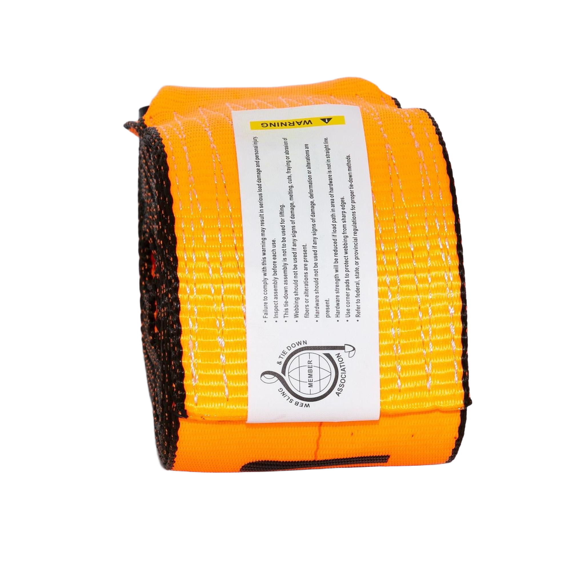 4 in Winch Strap With Flat Hook
