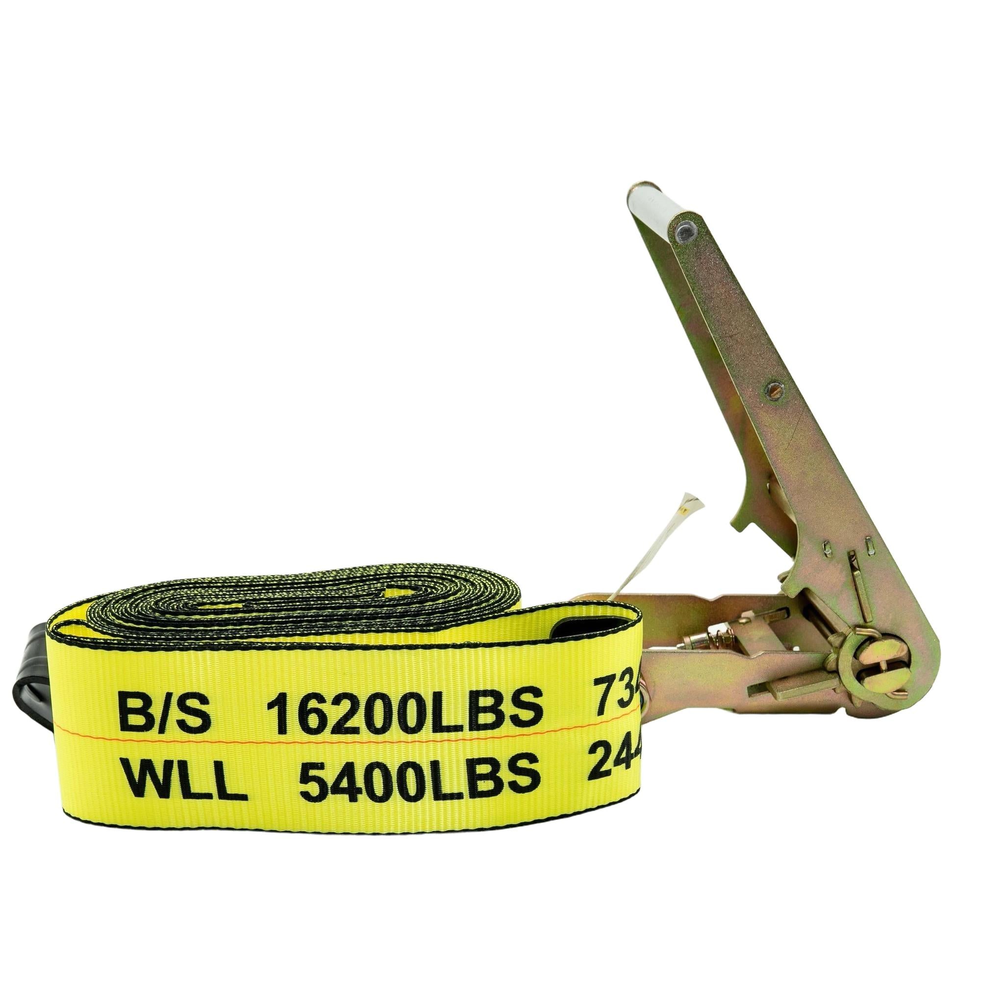 4 in Ratchet Strap With Flat Hook