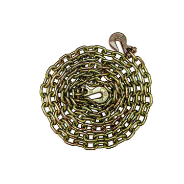 1/2 in G70 Chain with Clevis Grab Hooks