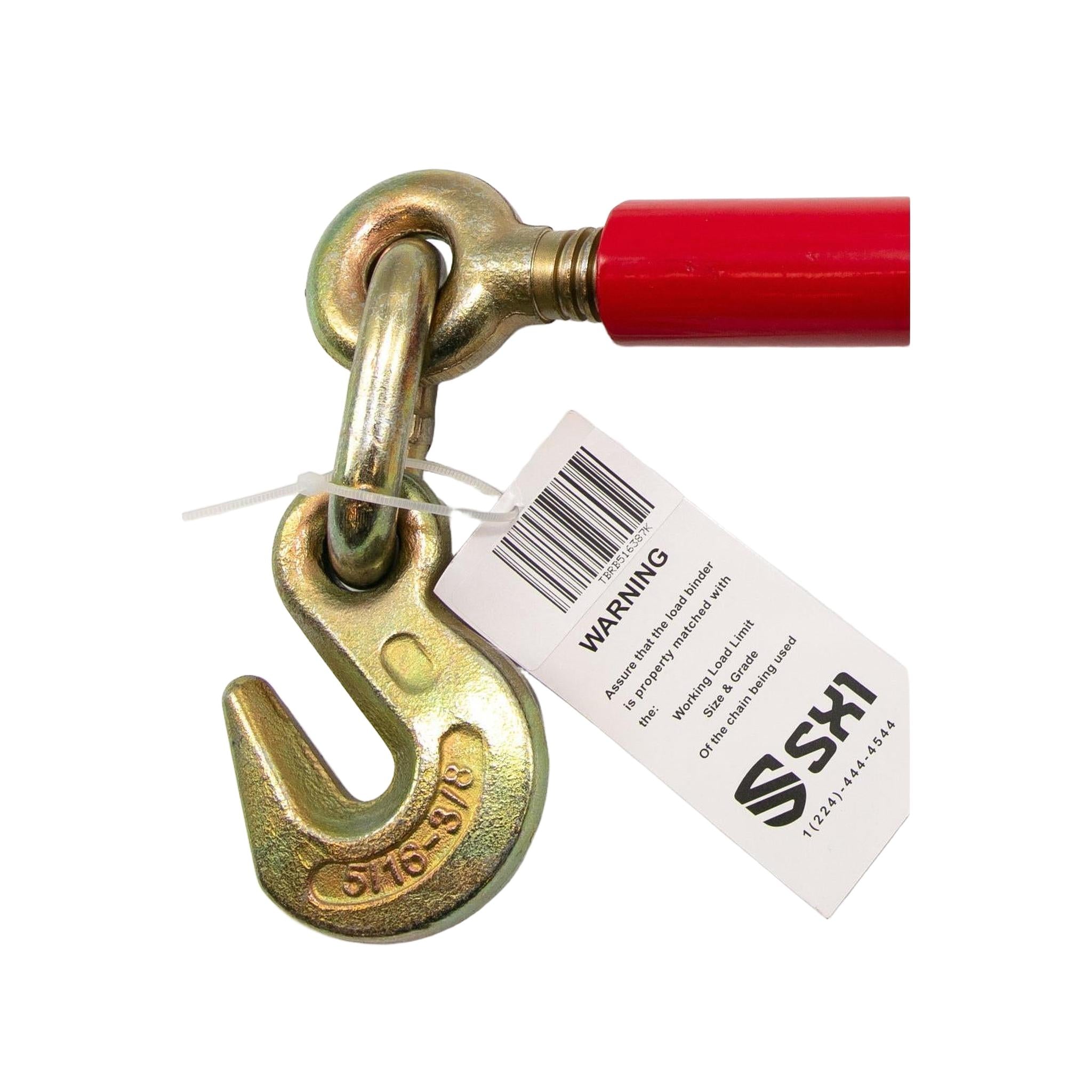 Ratchet Load Binder with Grab Hooks